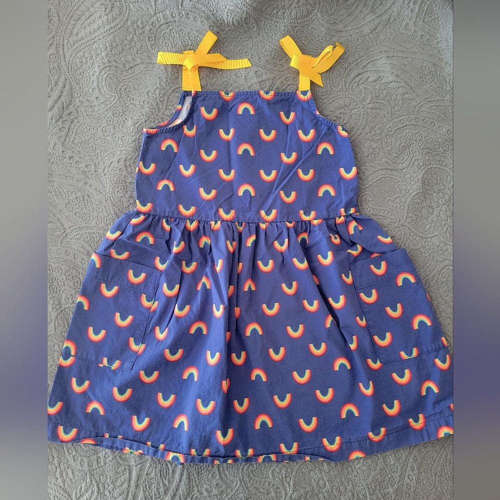 Hanna Andersson Rainbow Ribbon Sundress